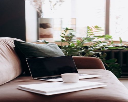 comfortable home workspace